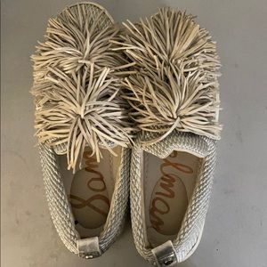 Sam Edelman Silver Tassel Shoes